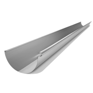 Half round Gutter matt plain