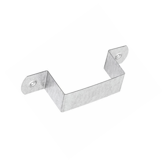 Zinc Downpipe Clip rectangle 100mm