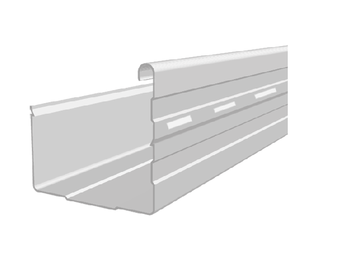 Zinc Fascia Slotted