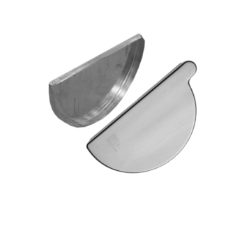 Zinc- Half Round Gutter-Stop end