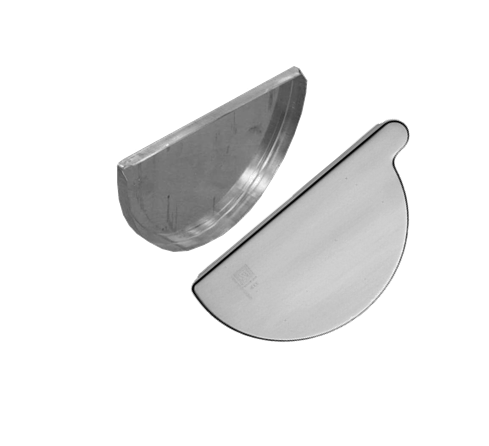 Zinc- Half Round Gutter-Stop end