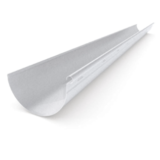 Zinc Half round Gutter- slotted