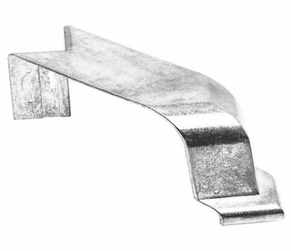 ZINC Quad Gutter 115mm External Cast Angle 90deg