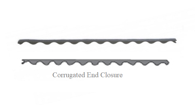 End Closure Strip Corrugated